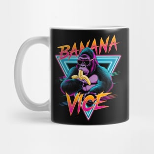 Banana Vice - Synthwave Gorilla Mug